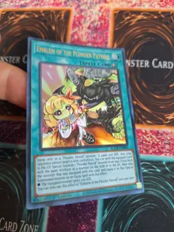 Yugioh Emblem of the Plunder Patroll BLCR-EN089 Ultra Rare 1st Edition Near Mint - Image 2