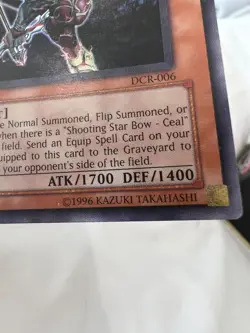 Yugioh! Guardian Ceal DCR-006 Ultra Rare 1st Edition NM - Image 2