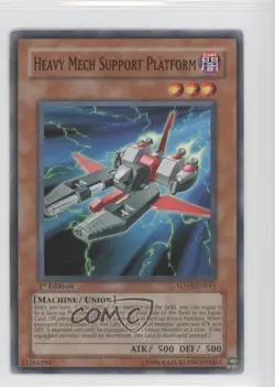 Heavy Mech Support Platform 1st Ed. YuGiOh Machine Re-Volt Structure Deck READ - Image 1