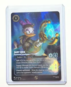 Daisy Duck Paranormal Investigator Disney Lorcana Foil Enchanted 24/P3 EN 10 - Image 1