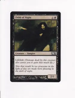 MAGIC THE GATHERING MTG MAGIC 2014 (M14) CHILD OF NIGHT - Image 1