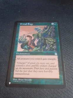 MTG Magic the Gathering English Primal Rage 1998 Stronghold NM - Image 1