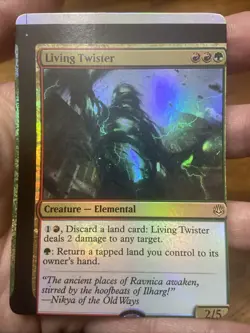 Living Twister MTG War of the Spark NFC Miscut/Misprint Foil - Image 1