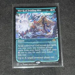 March of Swirling Mist Showcase Rare Kamigawa Neon Dynasty MTG 372 - Image 1