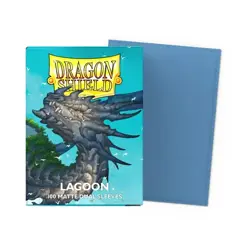 Dragon Shield Matte Dual Lagoon Sleeves 100ct - Standard Size - MTG Pokemon TCG - Image 1