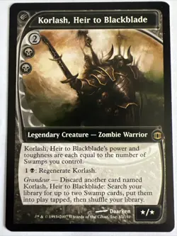 MTG - Korlash, Heir to Blackblade - Future Sight - NM - Image 1