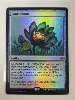 Mtg - Lotus Bloom (Foil) - Time Spiral: Remastered (TSR) - Rare - #270 - NM - Image 1