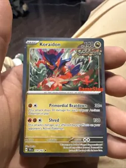 Pokemon TCG - Koraidon GameStop Promo 119/162 Holo Card - Temporal Forces (NM) - Image 1