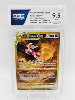 Carte pokemon Palkia Originel VSTAR GG67/GG70 E&B Zenith Supreme SGS 9,5 FR Gold - Image 2