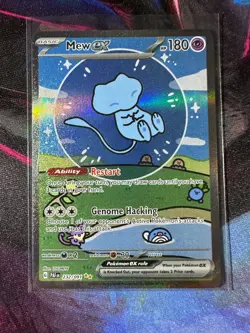 Mew EX 232/091 SIR (Bubble Mew) Paldean Fates Pokemon TCG NM+ - Image 1