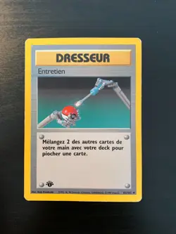 Carte Pokemon : Entretien 83/102 Edition 1 Set de Base Wizards Francaise - Image 1