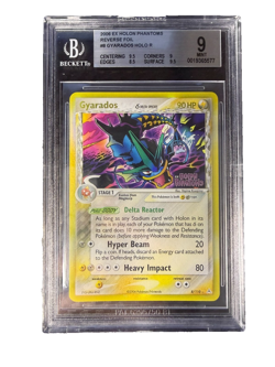 BGS 9 MINT Pokemon Gyarados Reverse Holo Rare ex Holon Phantoms #8/110 - Image 1