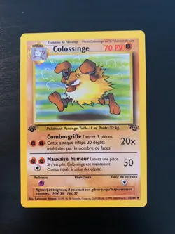 Carte Pokemon : Colossinge 43/64 Edition 1 Jungle Wizards Francaise - Image 1