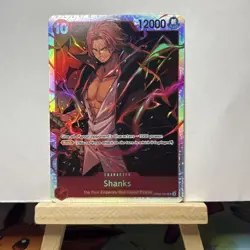 One Piece Card Game🏴‍☠COLOR: RED OP09-004 SHANKS SR FOIL NM TCG ENGLISH - Image 2