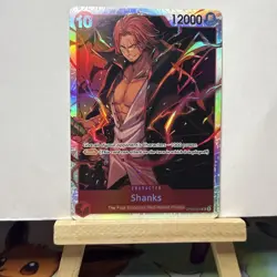 One Piece Card Game🏴‍☠COLOR: RED OP09-004 SHANKS SR FOIL NM TCG ENGLISH - Image 3