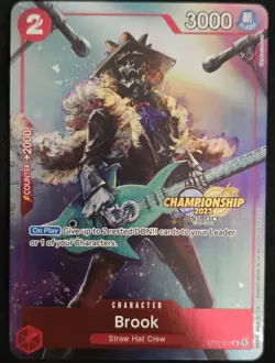 One Piece TCG Championship 2023 Stamp Brook Promo Card - Image 1