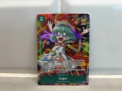 Sugar One Piece CCG Kingdoms Intrigue OP04-024 Foil Alt Art SR Card Mint - Image 1