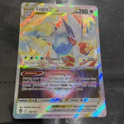 Lugia VSTAR 139/195 Pokemon Card TCG Silver Tempest Full Art Ultra Rare Holo NM - Image 1