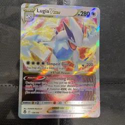Lugia VSTAR 139/195 Pokemon Card TCG Silver Tempest Full Art Ultra Rare Holo NM - Image 2