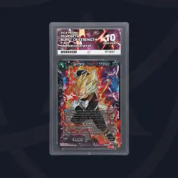 Dragon Ball SS Vegeta, Burst Of Strength Promo Card P-401 Ace Graded 10 Pop 2 - Image 1