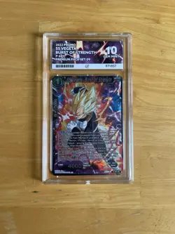 Dragon Ball SS Vegeta, Burst Of Strength Promo Card P-401 Ace Graded 10 Pop 2 - Image 3