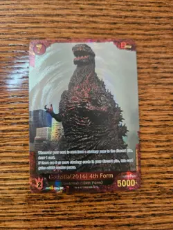Godzilla Card Game Godzilla (2016) 4th Form Battle Card EBP03-039+ - Image 2