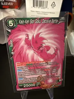 Kaio-Ken Son Goku Decisive Battle BT15 SR Foil Dragon Ball Super Card Game - Image 1