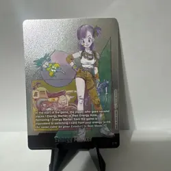 Bandai Dragon Ball Super Card Game Energy Marker E-73 Bulma Foil - Image 1