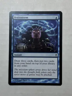 Brainstorm X1 - LP/NM - Conspiracy MTG Magic The Gathering Card English - Image 1