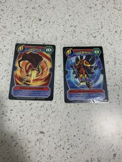 Sealed Gallantmon & Gallantmon Crimson Mode D-Tector Digimon Toy Exclusive Cards - Image 1