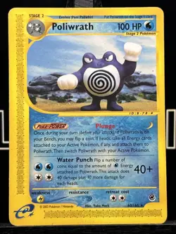 Pokemon TCG: Poliwrath 60/165 (2002) Expedition • Regular Card - Image 3