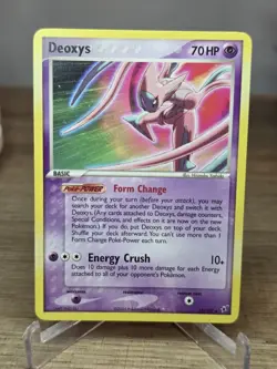 Deoxys (Attack Forme) Rare EX Deoxys 17/107 Pokemon Card - Image 3