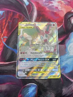 Gardevoir & Sylveon GX 205/214 Rare Ultra Unbroken Bonds Pokemon Card - Image 1