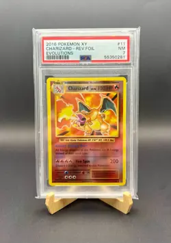 Charizard 11/108 Evolutions Reverse Holo PSA 7 Pokemon Card XY - Image 1