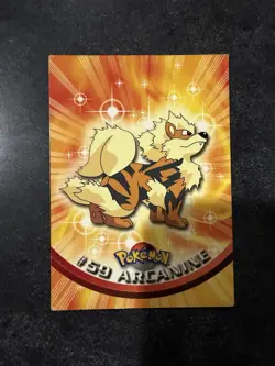 Topps Pokemon Card #59 Arcanine Black Logo - Image 1