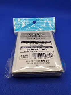 Pokemon Center Japan N＆ Purrloin Card Sleeves 64 Count Deck Shield New - Image 4