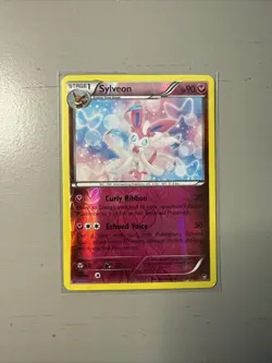 Pokemon TCG 2014 XY Furious Fists Card -- Sylveon 72/111 Reverse Holo - Image 1