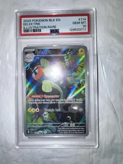 Pokemon Eelektrik TCG Black Bolt IR Illustration Rare Card 114/086 - Image 1