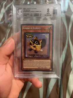 Yu-Gi-Oh TCG Cooky Yummy JUSH-EN017 Collectors Rare Card Justice Hunters - Image 1
