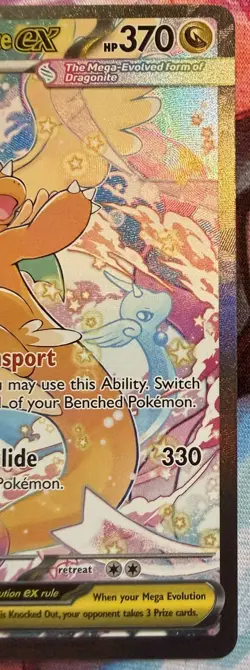 Mega Dragonite EX 290/217 Full Art Secret Rare Pokemon Card NM/Mint - Image 2