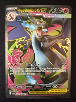 Pokemon TCG Mega Charizard X EX #109 PF Trading Card - Image 1