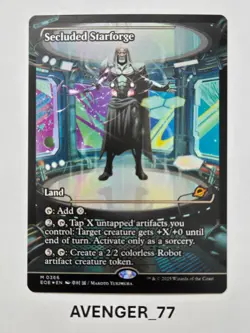 Magic the Gathering MTG 0366 Secluded Starforge FOIL Showcase Edge of Eternities - Image 1