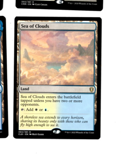 1x Sea of Clouds Commander Legends: Battle for Baldur's Gate LP mtg - Image 1