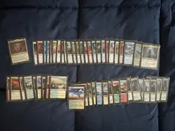 Mtg Commander Masters Precon Deck Sliver Swarm Open NM Sleeved Deckbox - Image 1