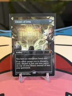 Library of Leng (Borderless) [SPG - 158] - NM TCG MTG - Image 1