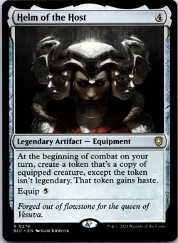 Helm of the Host 276 Rare Commander: Bloomburrow Magic: The Gathering Near Mint - Image 1