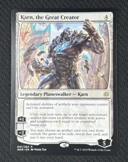 Karn, The Great Creator 001/264 War of the Spark - Magic The Gathering TCG (NM) - Image 1