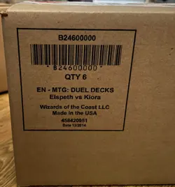 MTG Magic the Gathering Duel Decks Elspeth vs Kiora 6ct BOX FACTORY SEALED! - Image 2