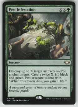 Pest Infestation Normal R Commander: Edge of Eternities 103 NM - Image 1