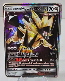 Pokemon Dusk Mane Necrozma GX SM102 Pokemon Sun & Moon Promo Card - Image 1